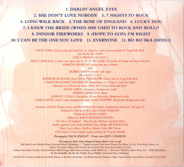 Nick Lowe And His Cowboy Outfit - The Rose Of England (CD) | Mint (M) Mint (M)-