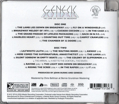 Genesis - The Lamb Lies Down On Broadway (SACD) | Mint (M) Mint (M)-