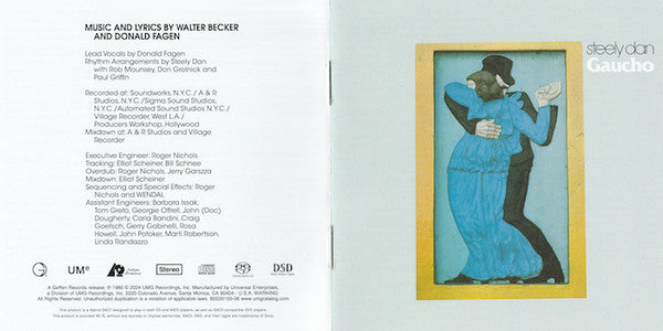 Steely Dan - Gaucho (SACD) | Mint (M) Mint (M)-