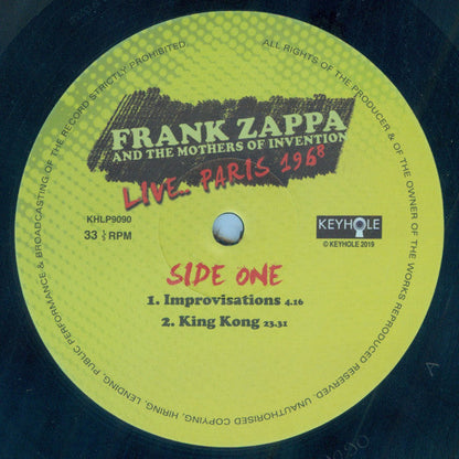 Frank Zappa - Live.. Paris 1968 | Mint (M) Mint (M)-