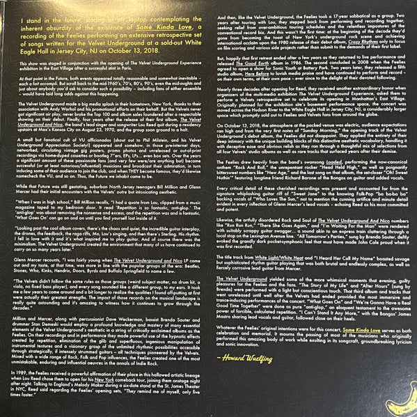 The Feelies - Some Kinda Love Performing The Music Of The Velvet Underground | Mint (M) Mint (M)-