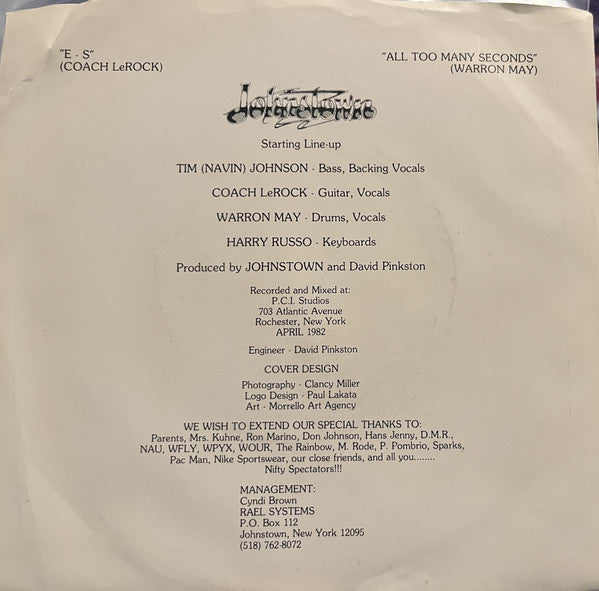 Johnstown - E - S *SIGNED* | Very Good Plus (VG+) Very Good (VG)--