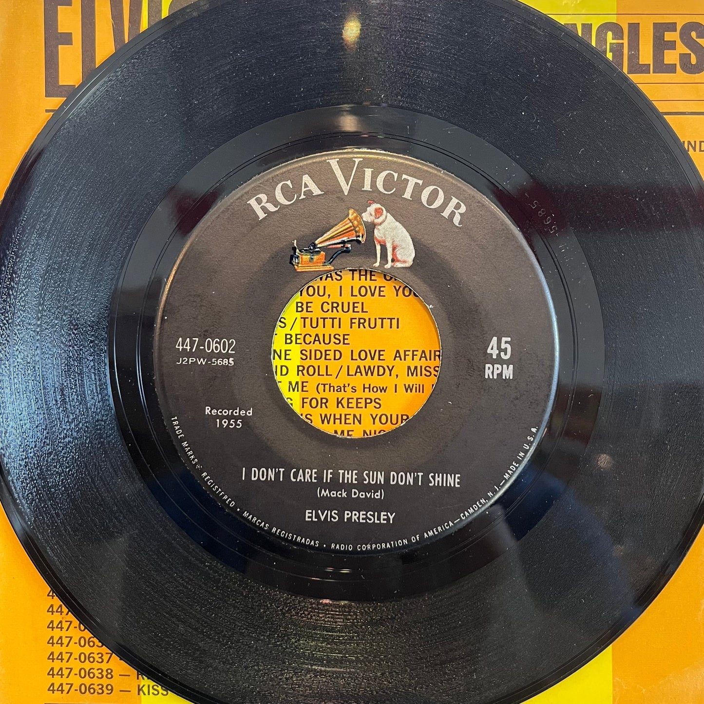 Elvis Presley - Good Rockin' Tonight / I Don't Care If The Sun Don't Shine | Excellent (EX) Excellent (EX)--
