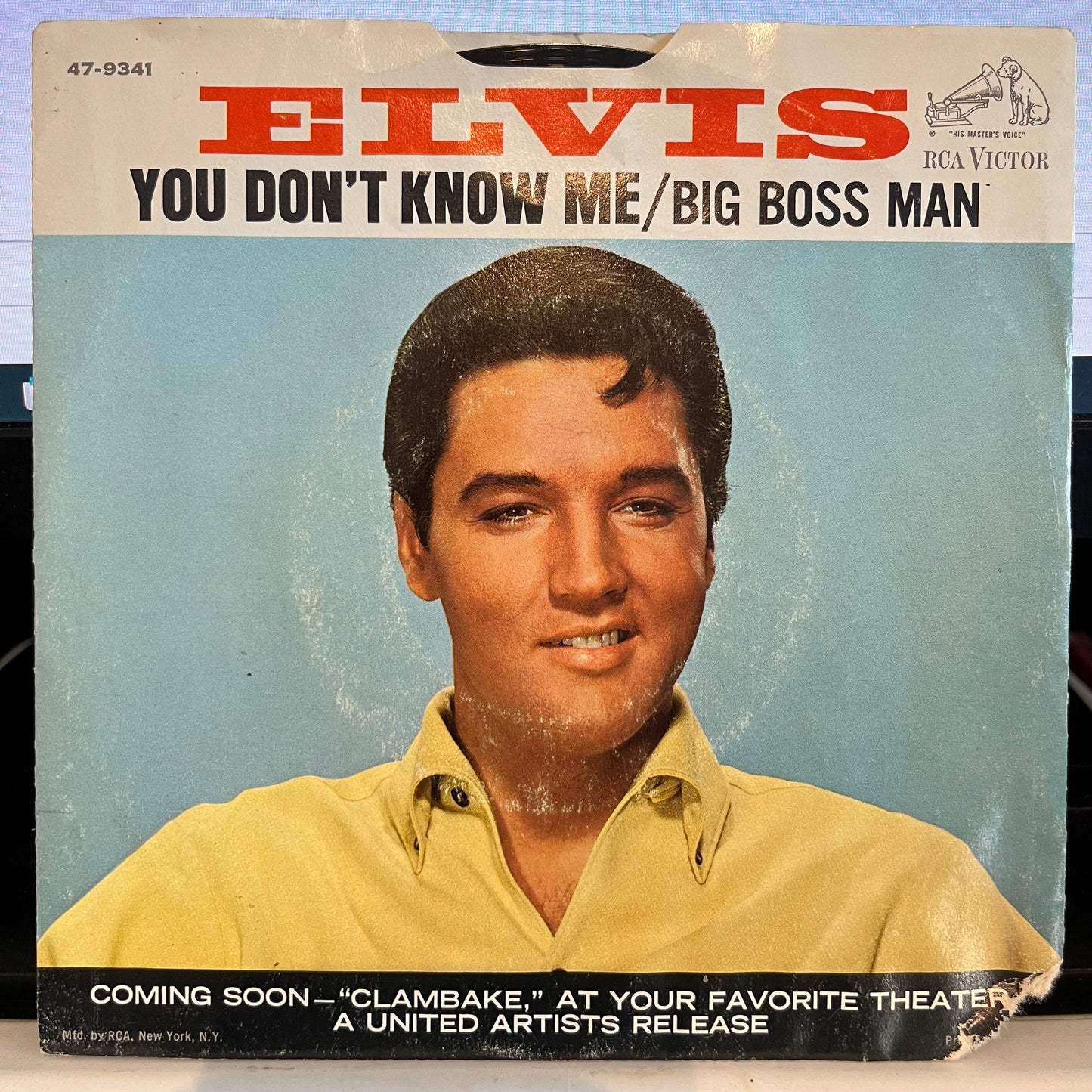 Elvis Presley - Big Boss Man / You Don't Know Me *INDIANAPOLIS* | Excellent (EX) Very Good Plus (VG+)--