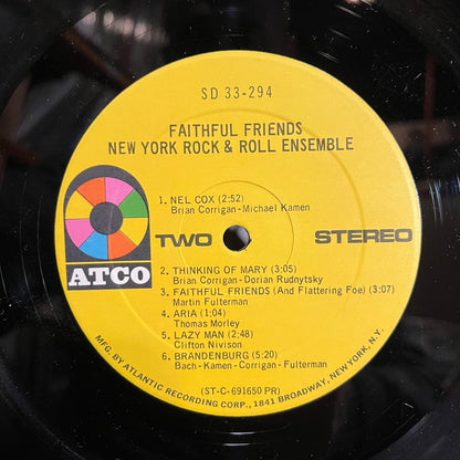 The New York Rock Ensemble - Faithful Friends *SHRINK/PRESSWELL* | Excellent (EX) Near Mint (NM)--
