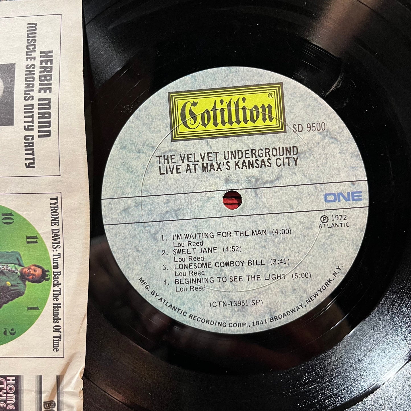 The Velvet Underground - Live At Max's Kansas City (VINYL LP COTILLION SD 9500 1972) | Excellent+ (EX+) Very Good Plus Plus (VG++)-