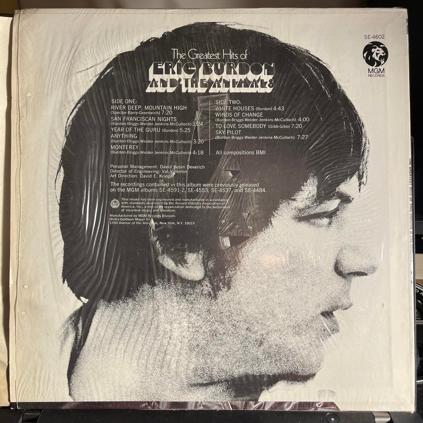 Eric Burdon & The Animals - The Greatest Hits Of Eric Burdon And The Animals *SHRNK* | Mint (M) Mint (M)-