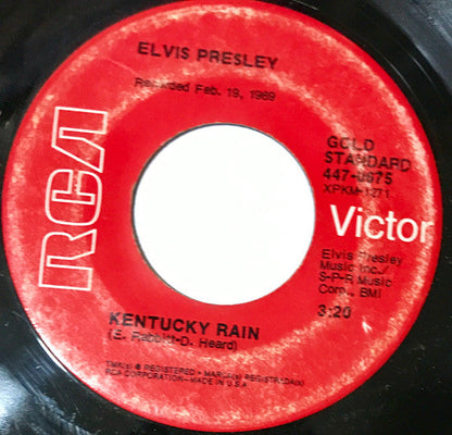 Elvis Presley - Kentucky Rain | Excellent (EX) Excellent (EX)--