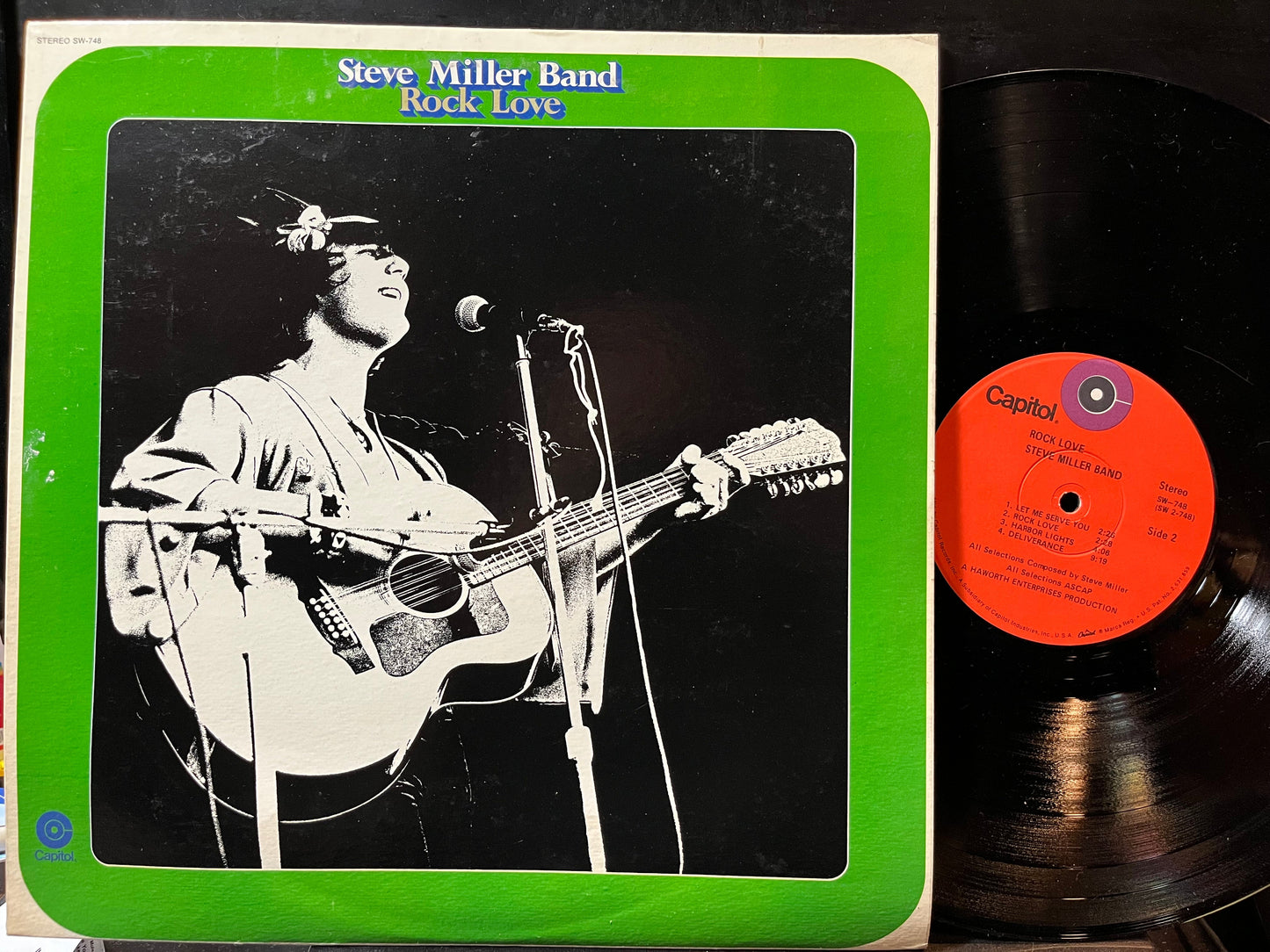 Steve Miller Band - Rock Love (VINYL) | Excellent+ (EX+) Very Good Plus (VG+)--