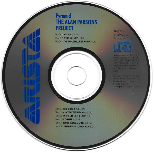 The Alan Parsons Project - Pyramid (cd) | Excellent+ (EX+) Excellent+ (EX+)--