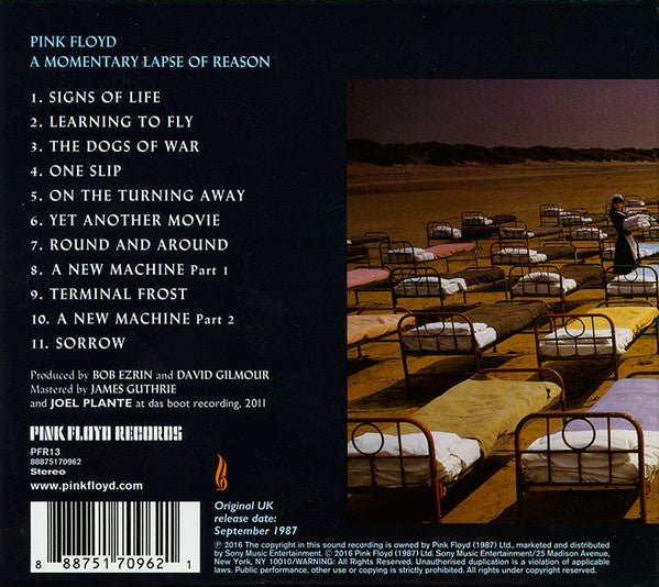 Pink Floyd - A Momentary Lapse Of Reason (CD) | Excellent+ (EX+) Excellent (EX)--