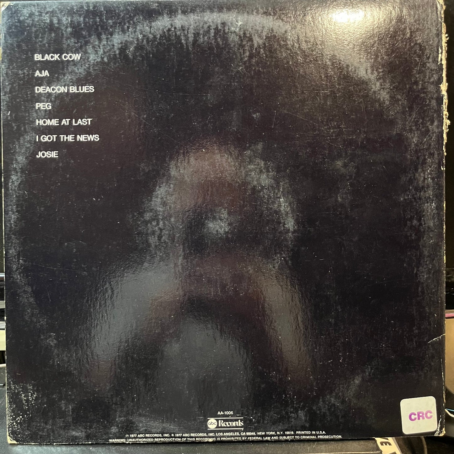 Steely Dan - Aja (VINYL LP ABC AA-1006 1977) | Excellent+ (EX+) Very Good (VG)--