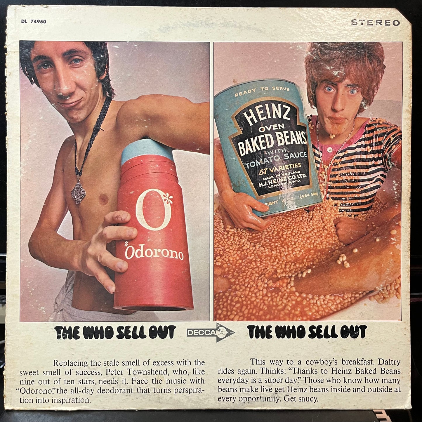 The Who - The Who Sell Out (VINYL LP DECCA DL 74950 1971) | USED Excellent+ (EX+) Very Good (VG)--