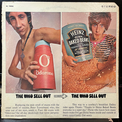 The Who - The Who Sell Out (VINYL LP DECCA DL 74950 1971) | USED Excellent+ (EX+) Very Good (VG)--