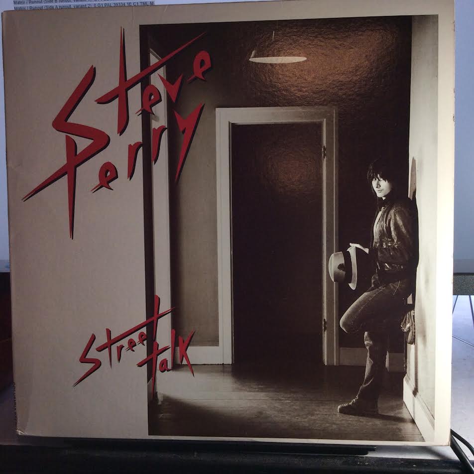 Steve Perry - Street Talk (VINYL LP Columbia ‎– FC 39334 | USED Excellent+ (EX+) Excellent+ (EX+)--
