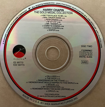Harry Chapin - The Gold Medal Collection (2xCD) | Excellent+ (EX+) Excellent+ (EX+)--