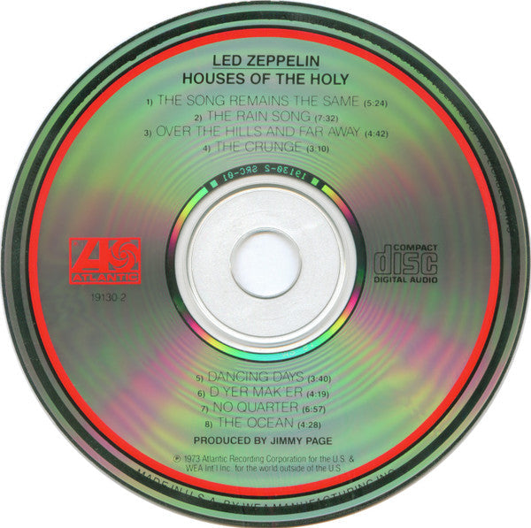 Led Zeppelin - Houses Of The Holy (CD) | Excellent+ (EX+) Near Mint (NM)--