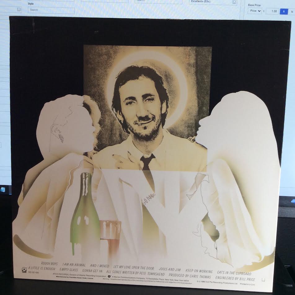 Pete Townshend - Empty Glass (VINYL LP ATCO Records – SD 32-100, ATCO Records – SD 32100) | USED Excellent+ (EX+) Excellent+ (EX+)--