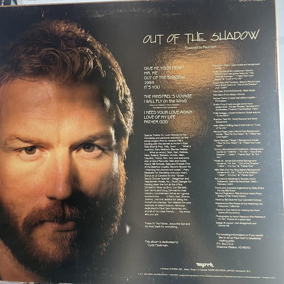 Paul Clark (5) - Out Of The Shadow (VINYL) | Excellent+ (EX+) Excellent (EX)--