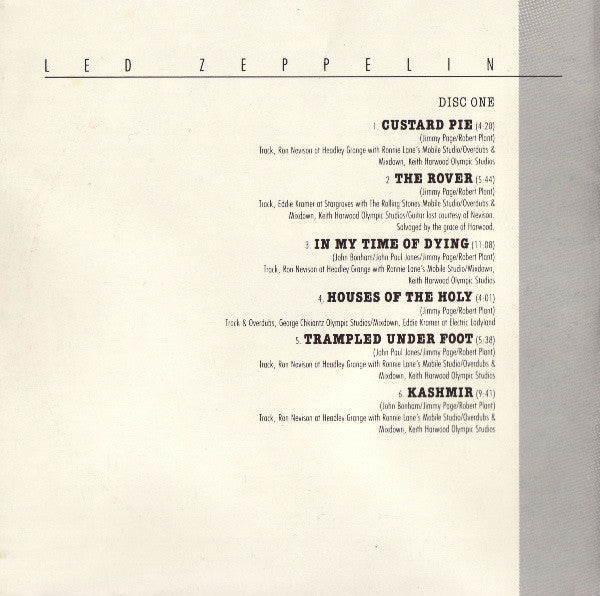 Led Zeppelin - Physical Graffiti (2xCD) | Excellent+ (EX+) Excellent+ (EX+)-
