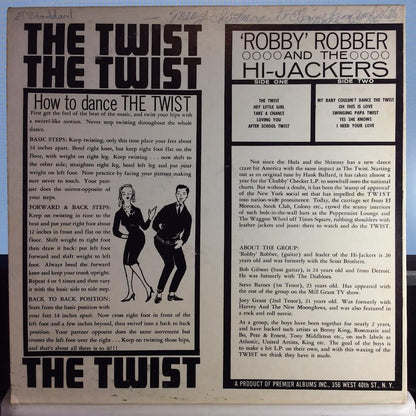 Robby Robber & The Hi-Jackers - The Twist (VINYL) | Excellent+ (EX+) Very Good Plus (VG+)--