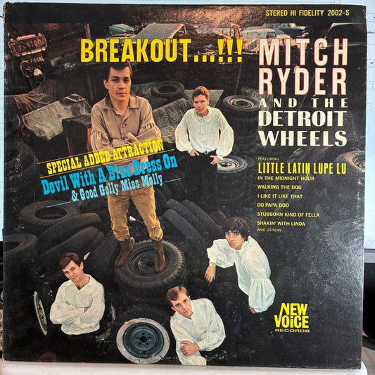 Mitch Ryder & The Detroit Wheels - Breakout…!!! (VINYL) | Excellent+ (EX+) Very Good Plus (VG+)--