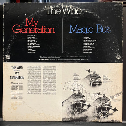 The Who - Magic Bus / My Generation | Excellent (EX) Very Good Plus (VG+)--