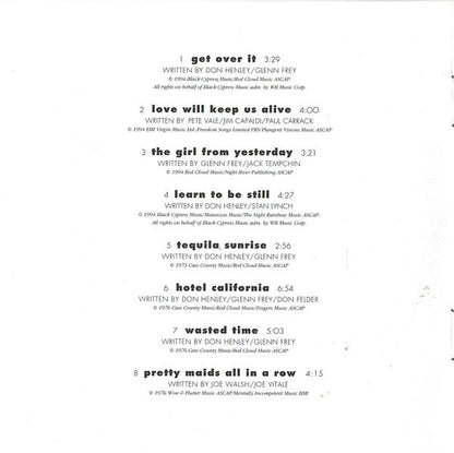Eagles - Hell Freezes Over (CD) | Excellent+ (EX+)--