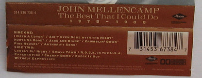 John Cougar Mellencamp - The Best That I Could Do (1978-1988) (CASSETTE) | Excellent+ (EX+) Excellent (EX)--