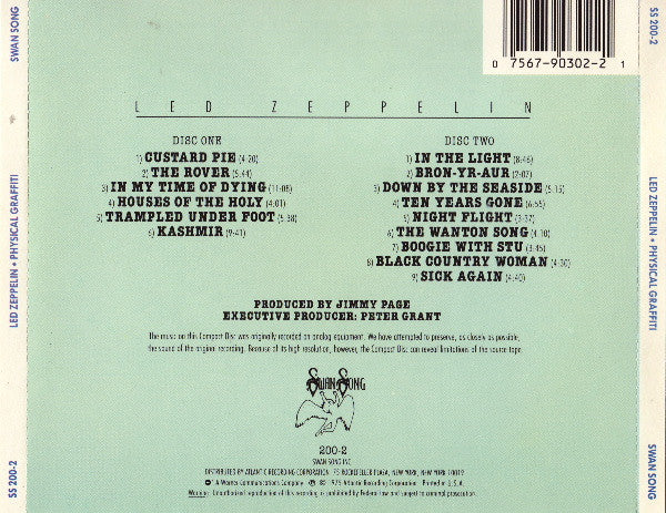 Led Zeppelin - Physical Graffiti (2xCD) | Excellent+ (EX+) Excellent+ (EX+)-