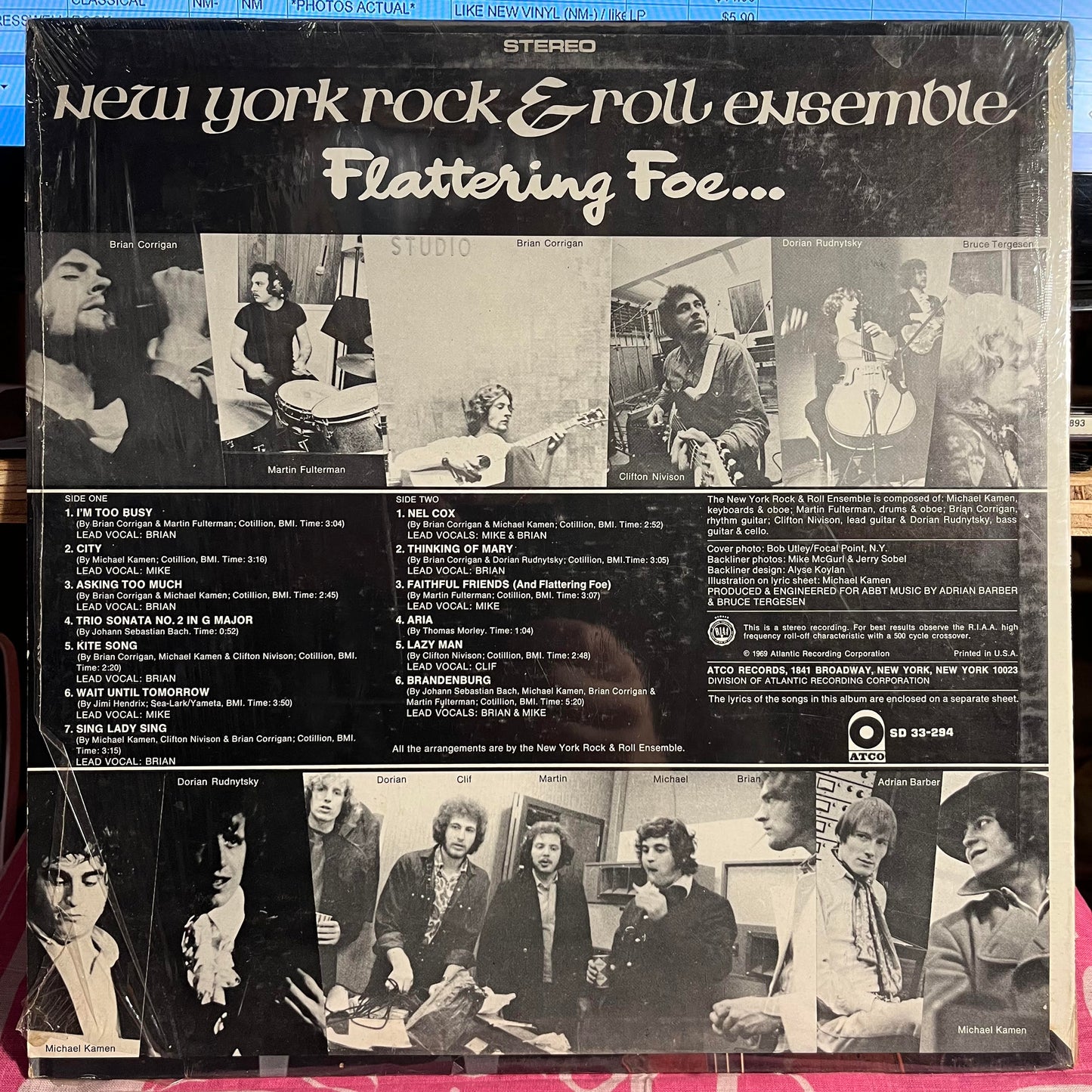 The New York Rock Ensemble - Faithful Friends *SHRINK/PRESSWELL* | Excellent (EX) Near Mint (NM)--