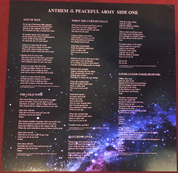 Greta Van Fleet - Anthem Of The Peaceful Army (VINYL LP Lava ‎– B0029246-01, Republic Records ‎– B0029246-01) | USED Excellent (EX) Near Mint (NM)--