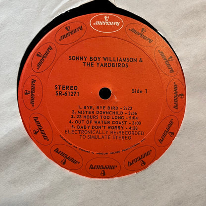 Eric Clapton and The Yardbirds With Sonny Boy Will - Eric Clapton And The Yardbirds Live With Sonny Boy Williamson (VINYL LP MERCURY SR-61271 1970) | Excellent (EX) Very Good (VG)--