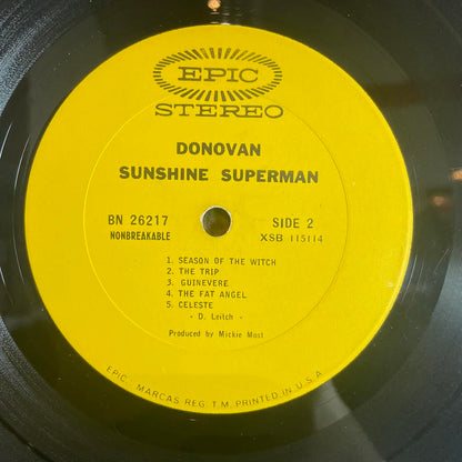 Donovan - Sunshine Superman (VINYL) | Excellent (EX) Excellent+ (EX+)--
