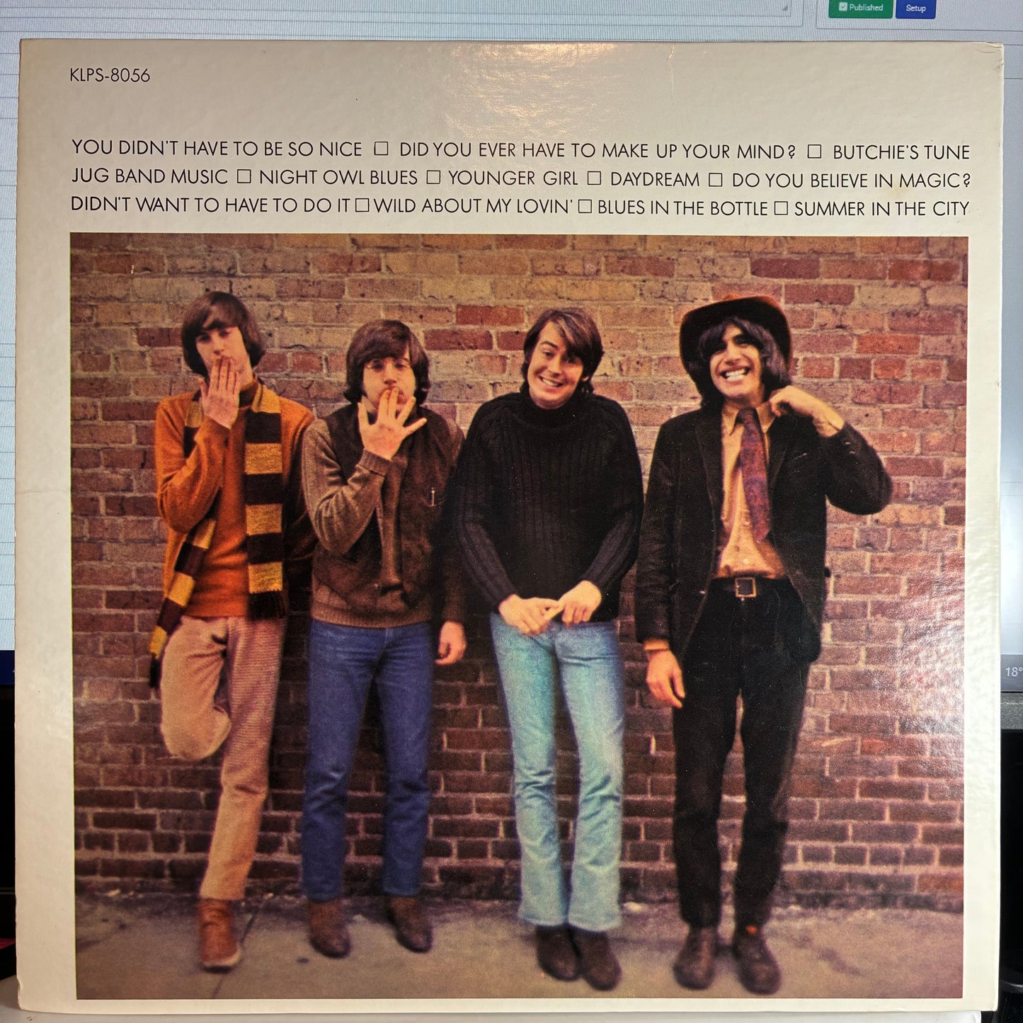 The Lovin' Spoonful - The Best Of The Lovin' Spoonful (VINYL) | Excellent (EX) Excellent (EX)--
