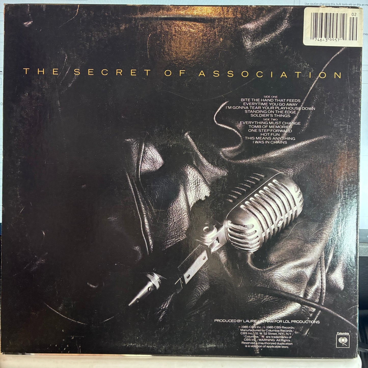 Paul Young - The Secret Of Association (VINYL) | Excellent (EX) Excellent (EX)--