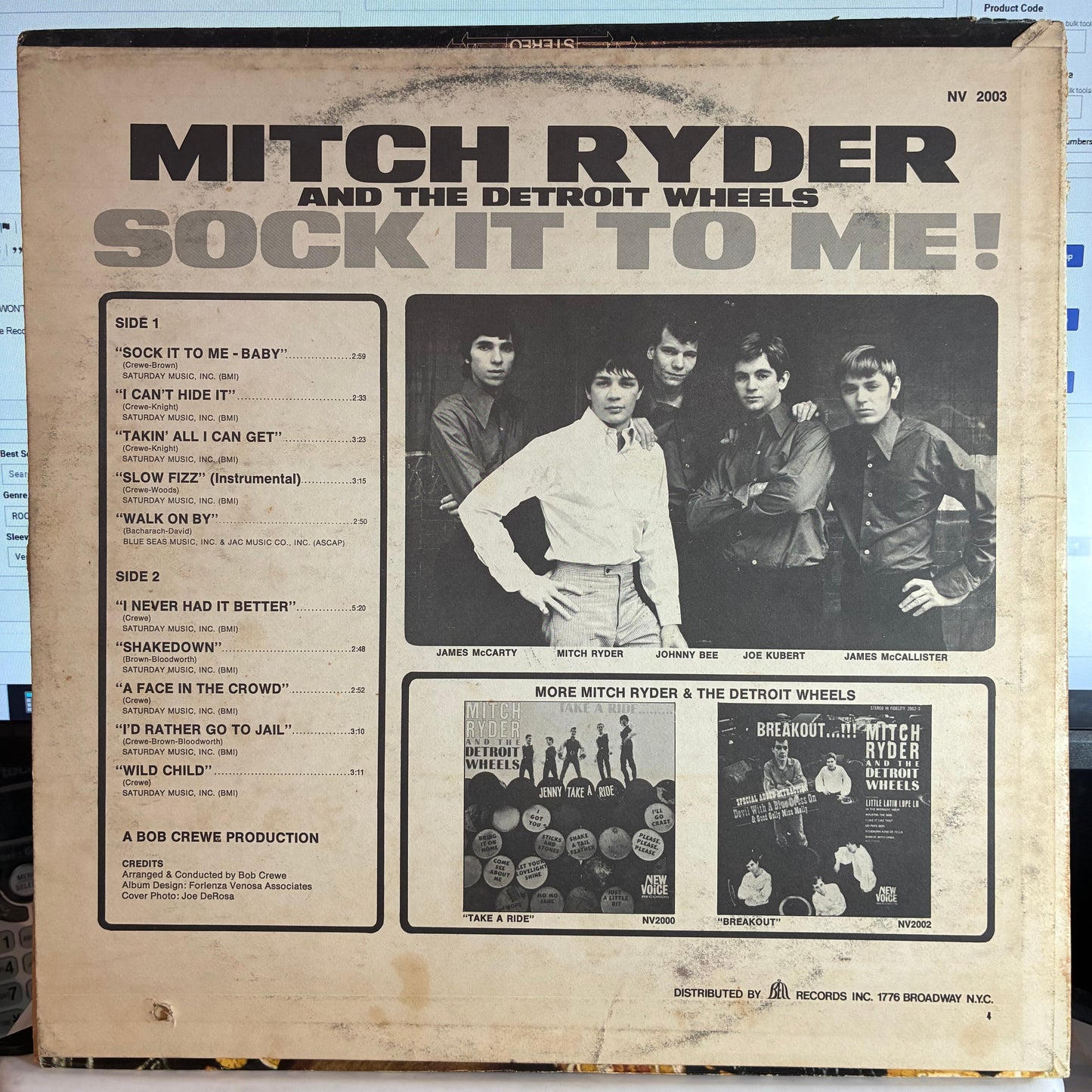 Mitch Ryder & The Detroit Wheels - Sock It To Me! (VINYL) |--