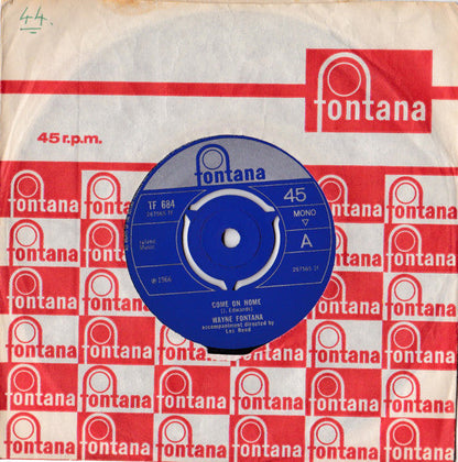 Wayne Fontana - Come On Home (7" VINYL) | Excellent (EX) Excellent (EX)--