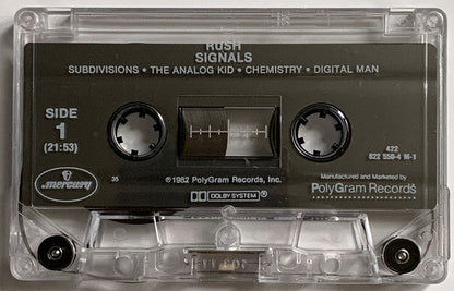 Rush - Signals (CASSETTE) | Excellent (EX) Excellent (EX)--