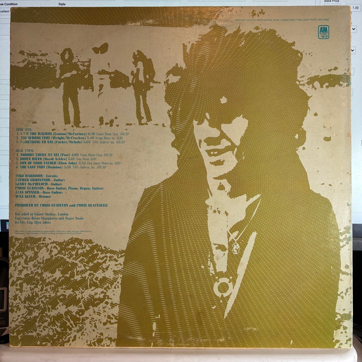 Spooky Tooth - The Last Puff (VINYL) | Very Good Plus (VG+) Excellent (EX)-