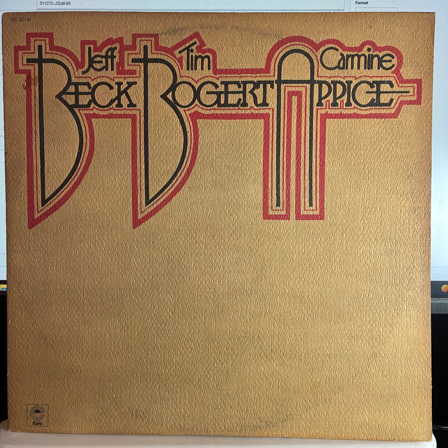 Beck, Bogert & Appice - Beck, Bogert & Appice (VINYL) | Excellent (EX) Excellent (EX)--