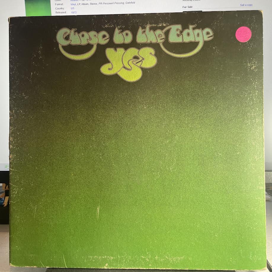 Yes - Close To The Edge (VINYL) | Excellent (EX) Very Good (VG)--