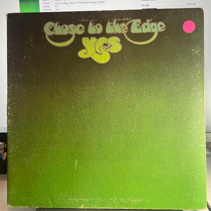 Yes - Close To The Edge (VINYL) | Excellent (EX) Very Good (VG)--