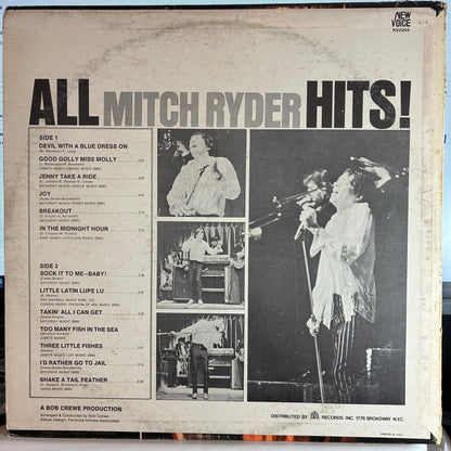 Mitch Ryder - All Mitch Ryder Hits! (VINYL) | Excellent (EX) Very Good Plus (VG+)-