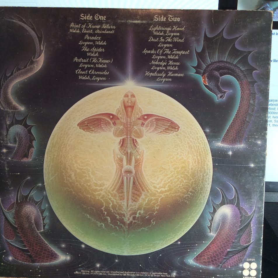 Kansas (2) - Point Of Know Return (VINYL LP Kirshner – JZ 34929, Kirshner – 34929) | USED Excellent (EX) Excellent (EX)--