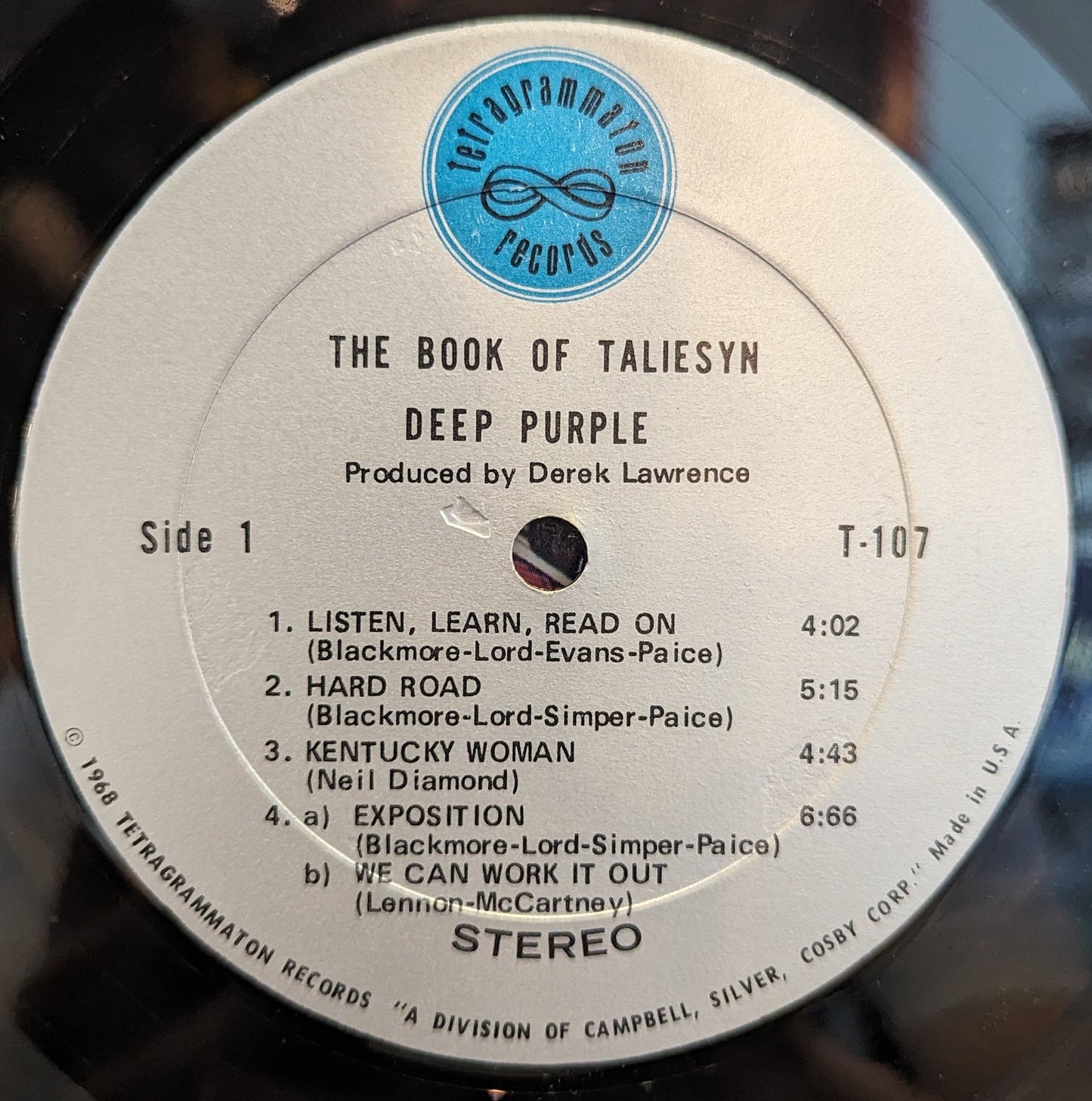 Deep Purple - The Book Of Taliesyn | Excellent (EX) Excellent (EX)--