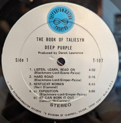 Deep Purple - The Book Of Taliesyn | Excellent (EX) Excellent (EX)--