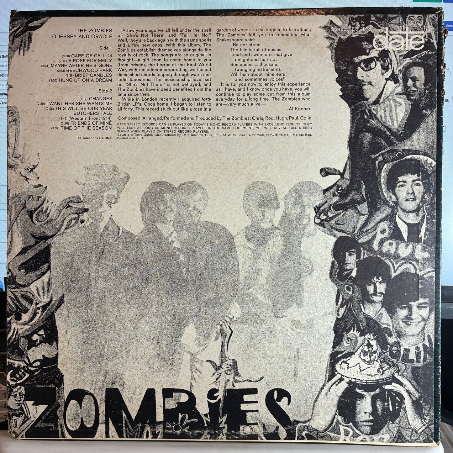 The Zombies - Odessey And Oracle (VINYL) |-