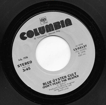 Blue Öyster Cult - (Don't Fear) The Reaper (7" VINYL) | Excellent (EX) Excellent (EX)-