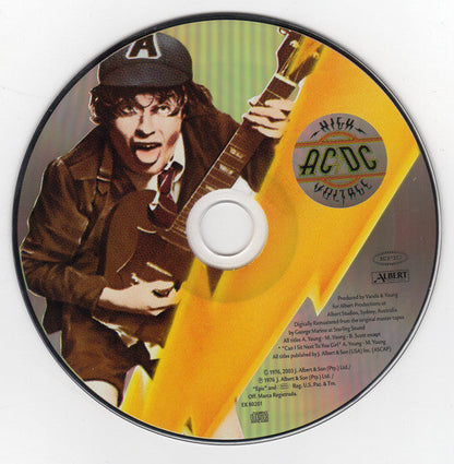 AC/DC - High Voltage (CD EPIC EK 80201) | USED Excellent (EX) Near Mint (NM)--
